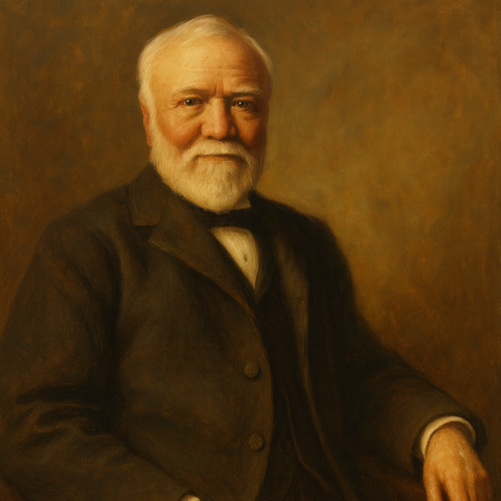 Philanthropist Andrew Carnegie