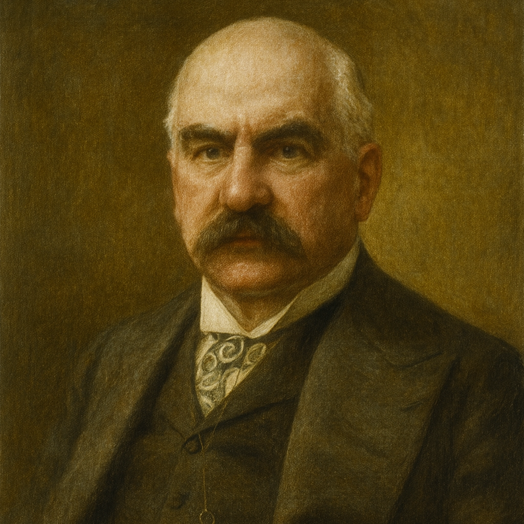 Financier John Pierpont Morgan Sr.