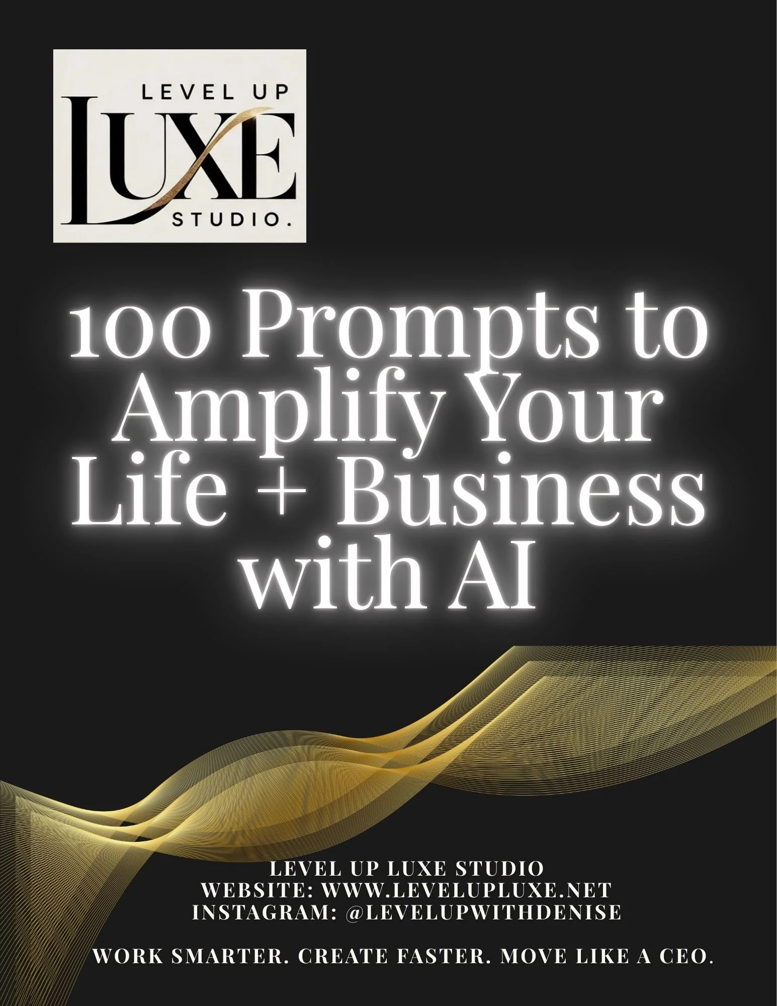 Amplify Your Business + Life with AI  100 Ways to Use ChatGPT Today (Prompt Library)