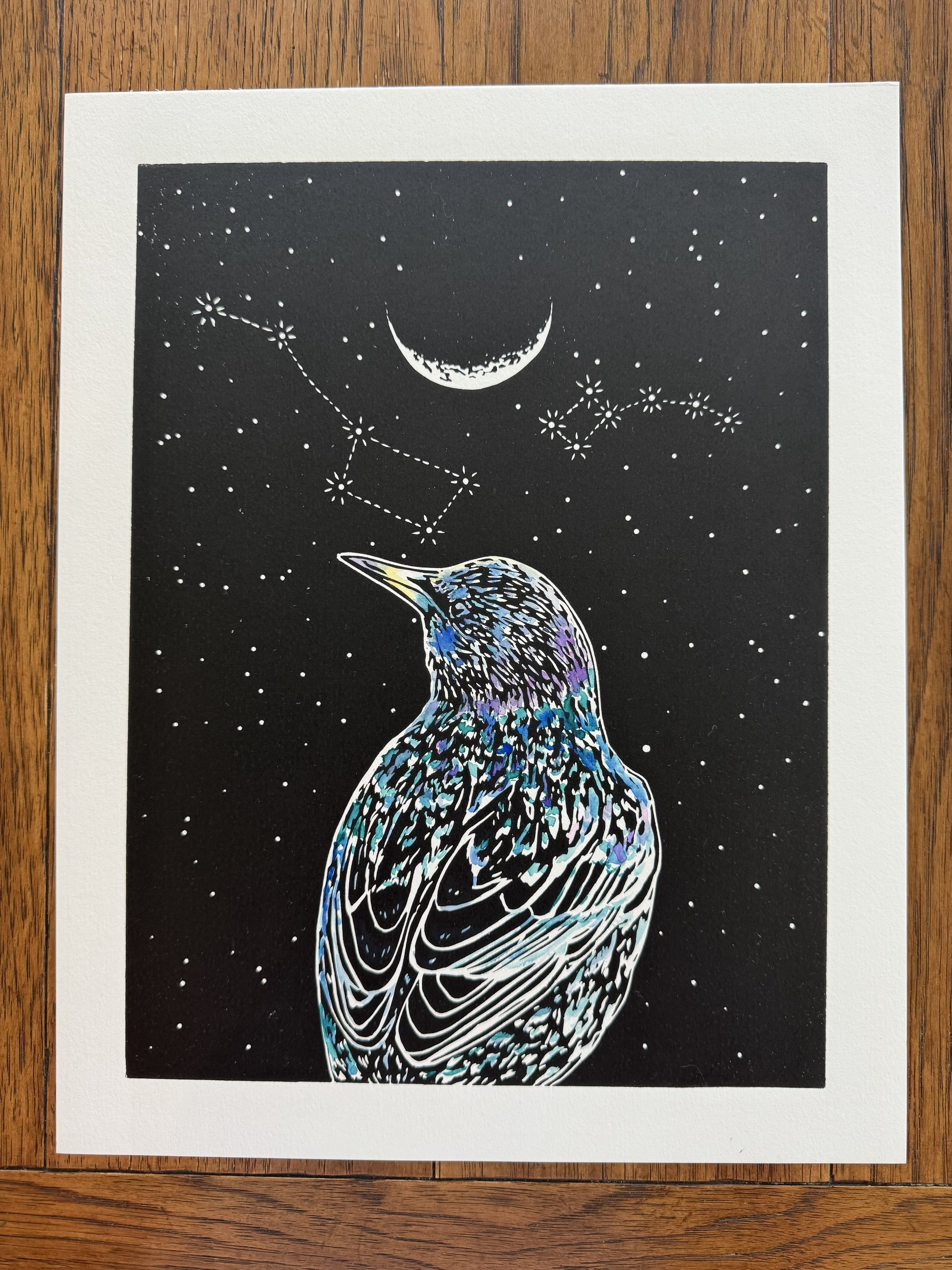 Starling - Handpainted