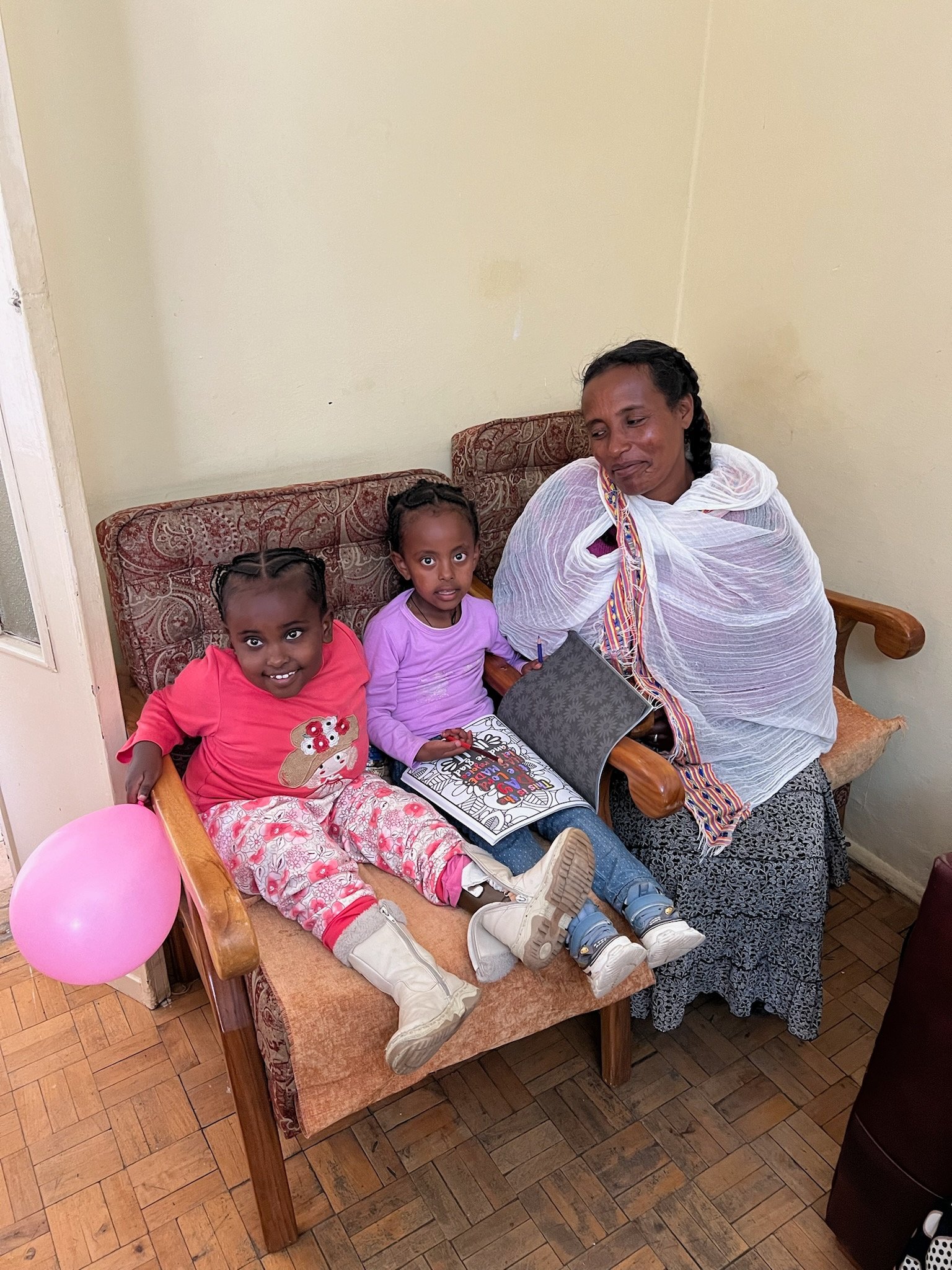 Ethiopian Mother with Children