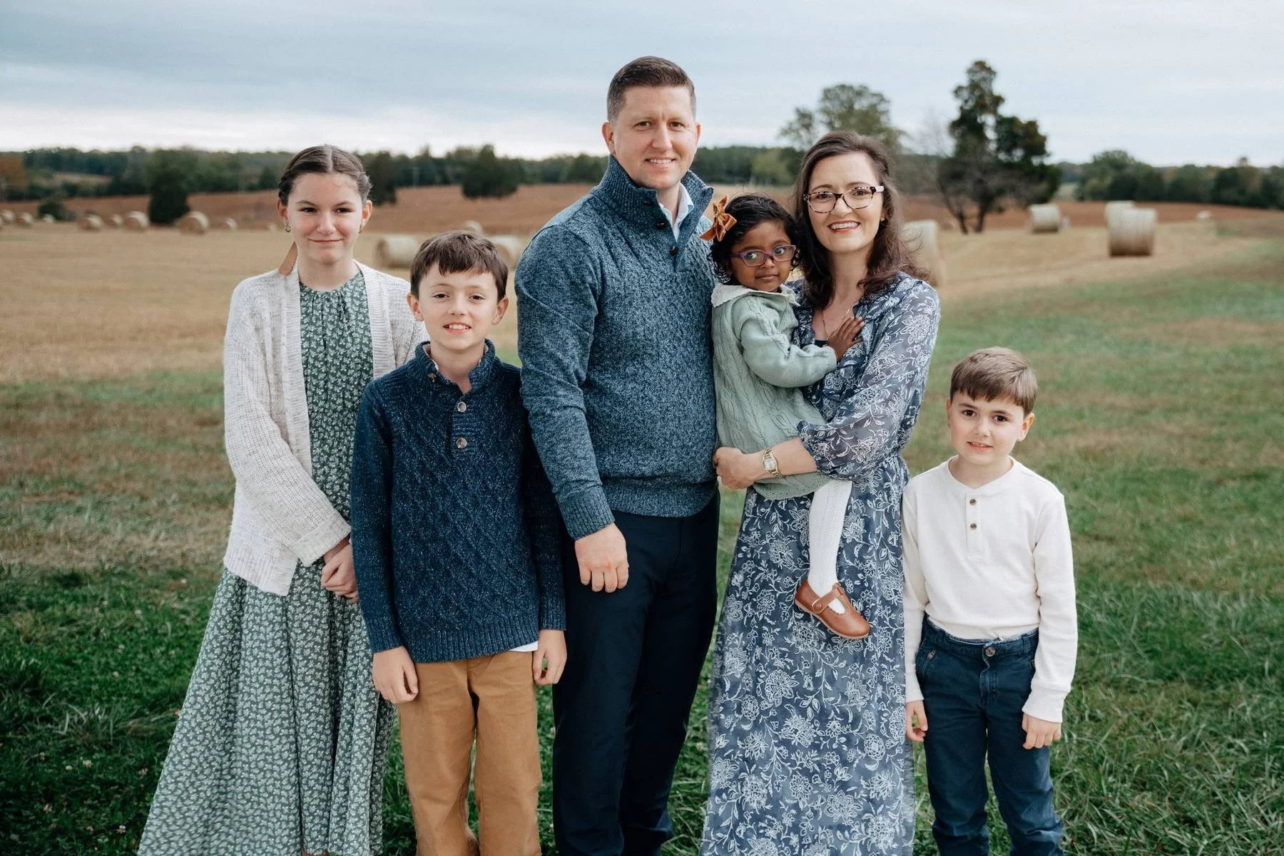 Family that adopted from India with America World Adoption Agency