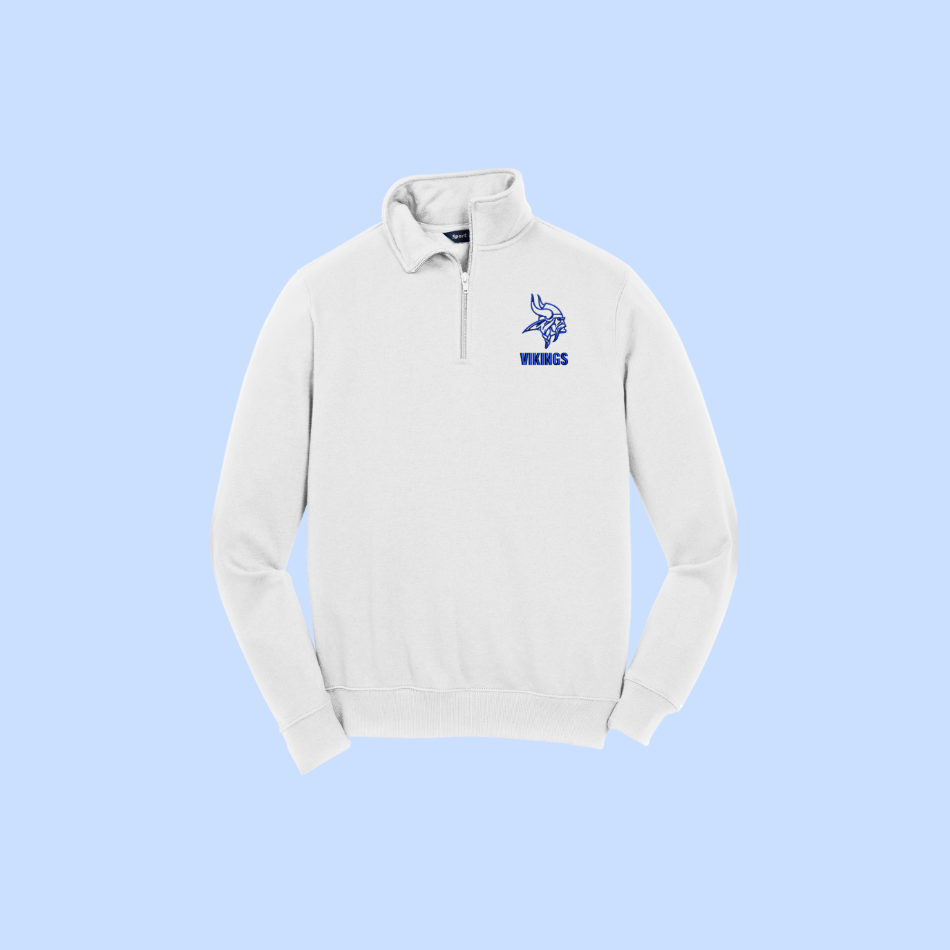 ST253 Men's White 1_4 Zip.png