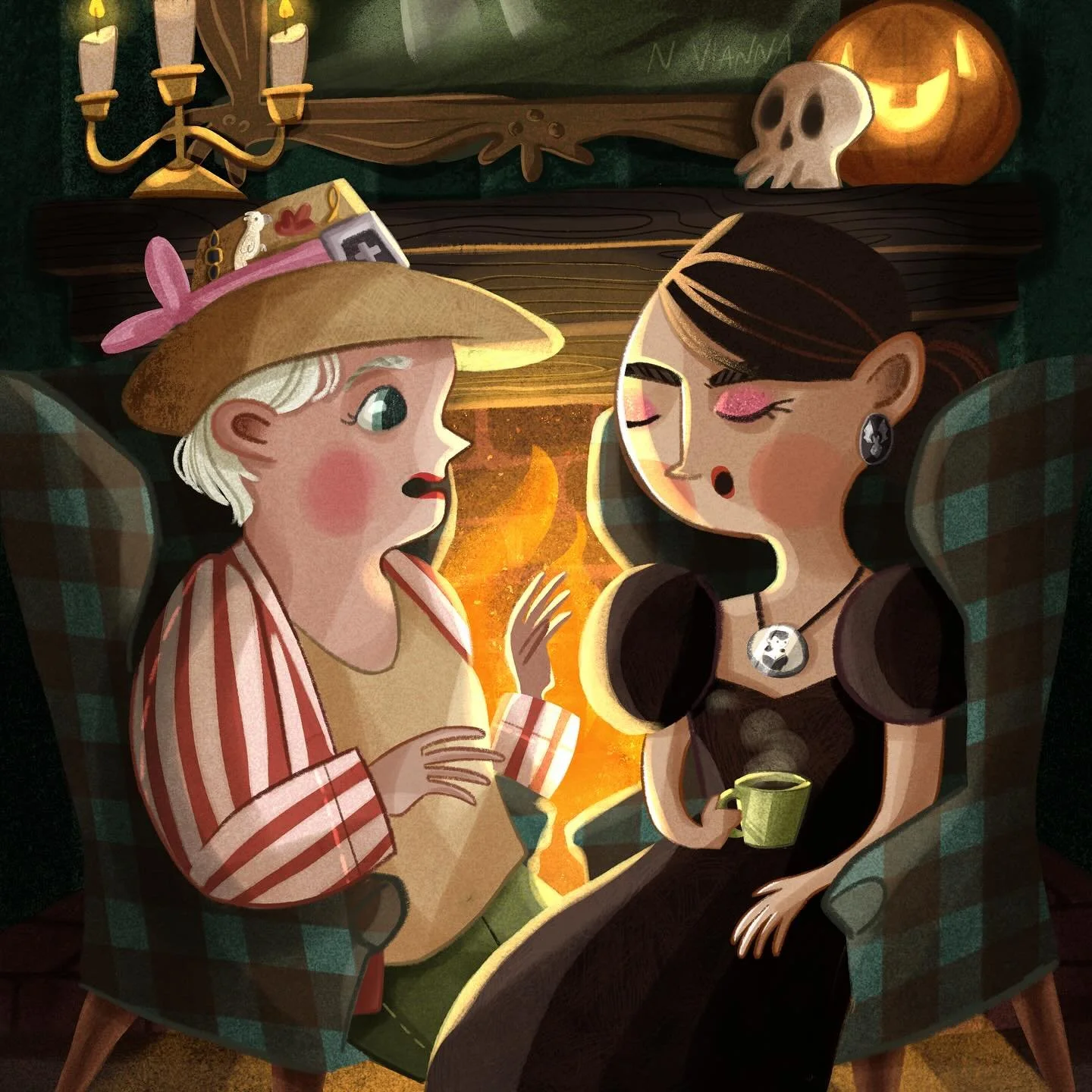 This video from the hilarious @andimarietillman and her equally funny mother just put me right in the Halloween mood. Please go watch it, and her &ldquo;Nashveratu&rdquo; skits&hellip; and everything else she makes. I&rsquo;m a big fan. 🖤🦇☕️🕯️

#h