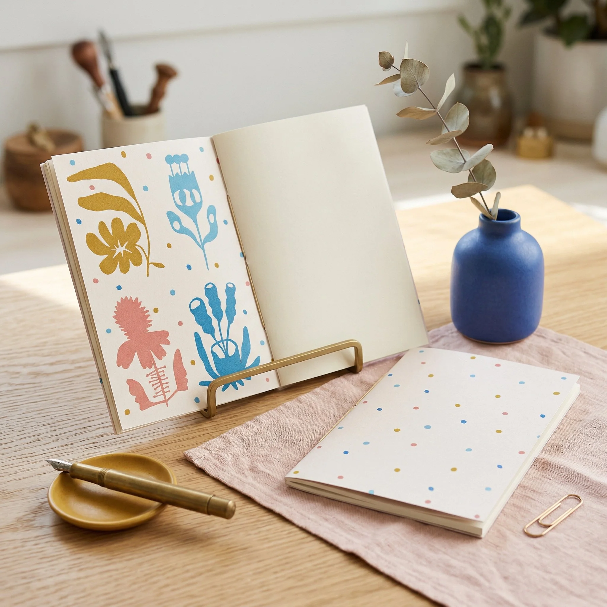 Pack de 2 libretas / A6 / Rayas y Puntos - Ref. KZ 04