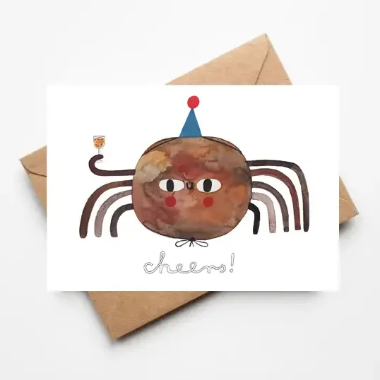 Tarjeta de ÁNIMOS DE ARAÑA