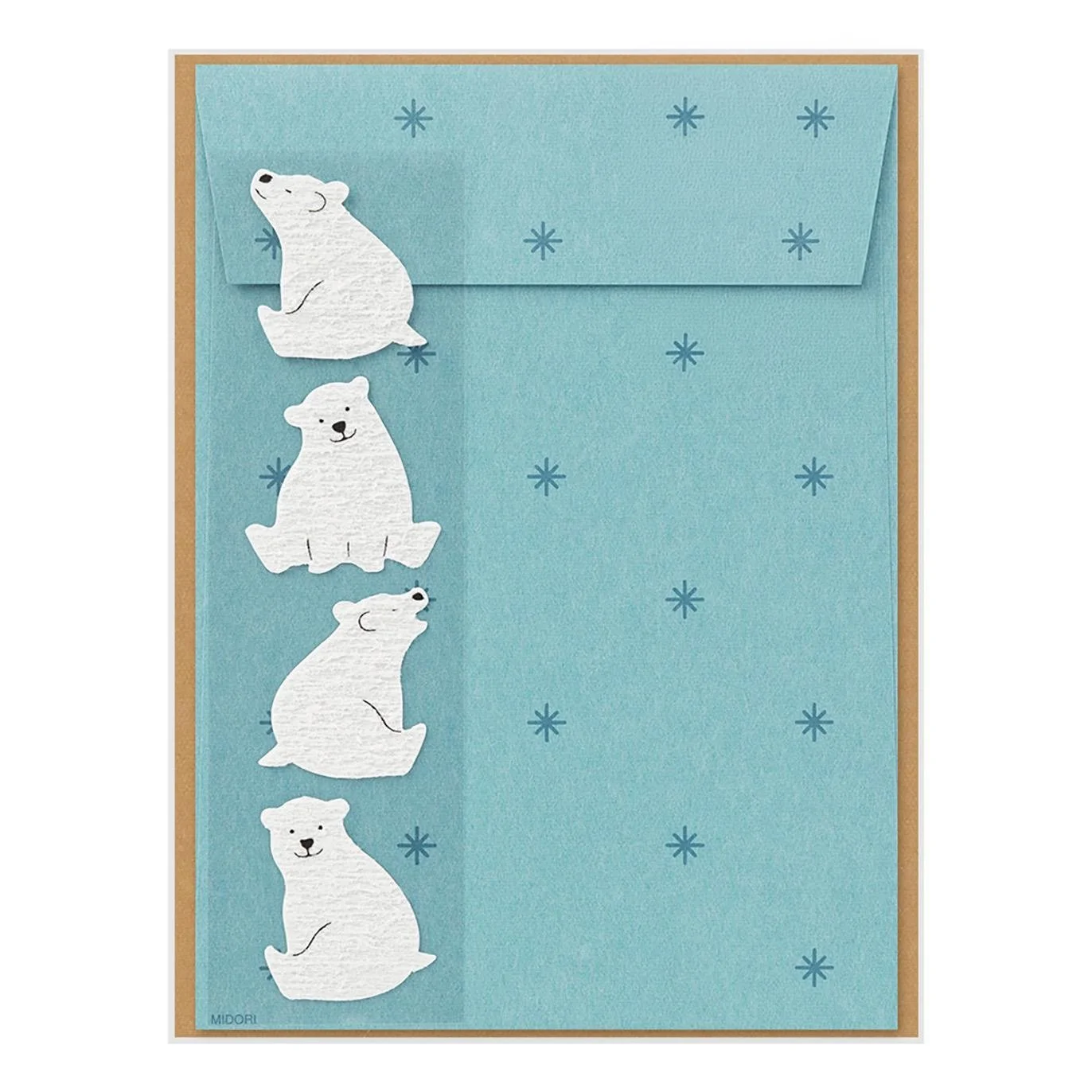 Letter Set with Stickers 311 Polar Bear A
