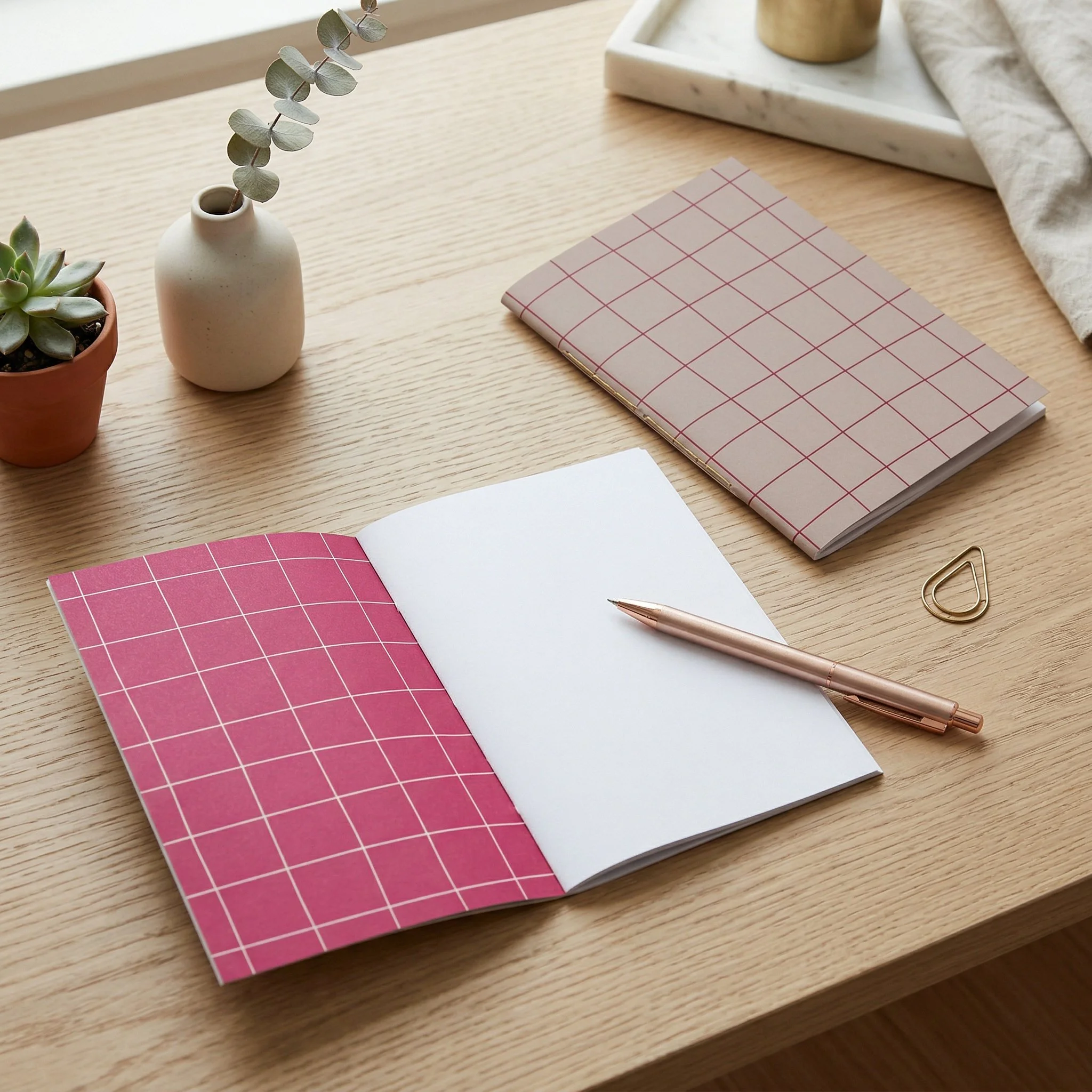 Pack de 2 libretas  / A6 / Cuadrado - Ref. KZ 03