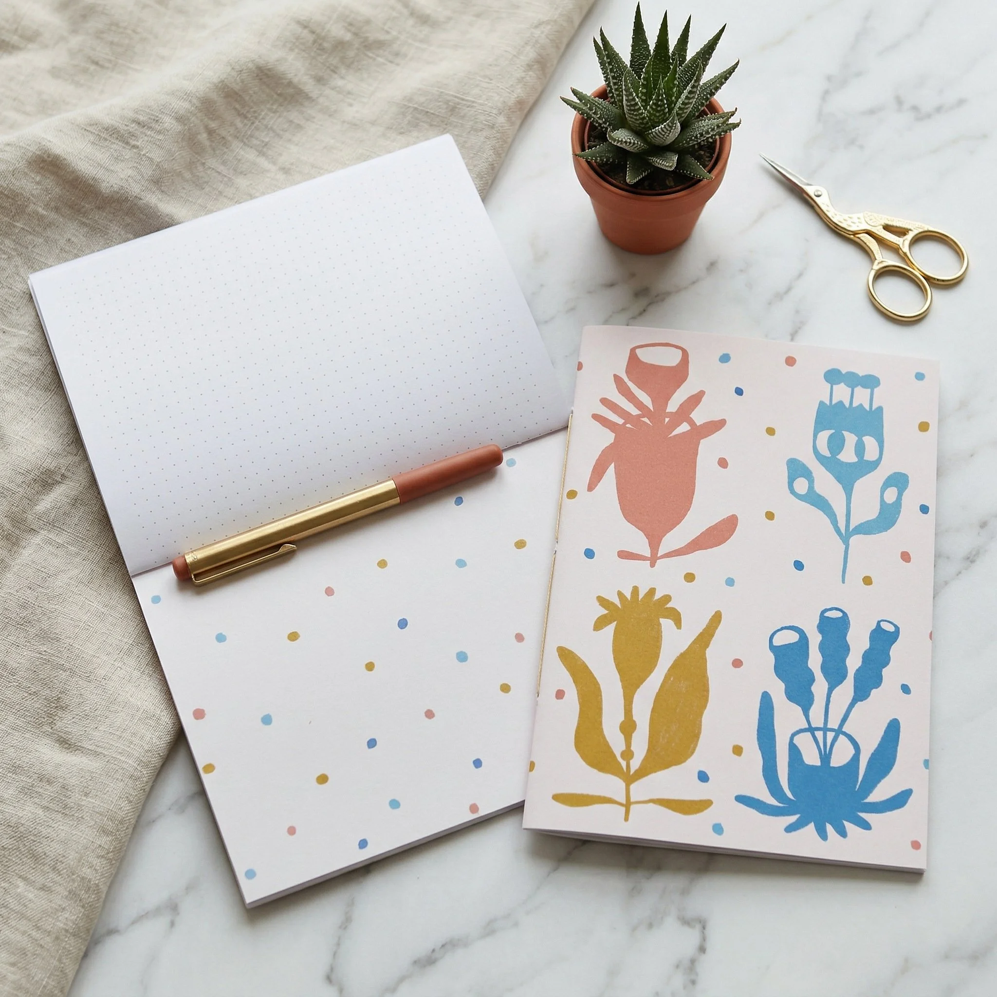 Libreta / A5 / Flor - Ref. KZ 02