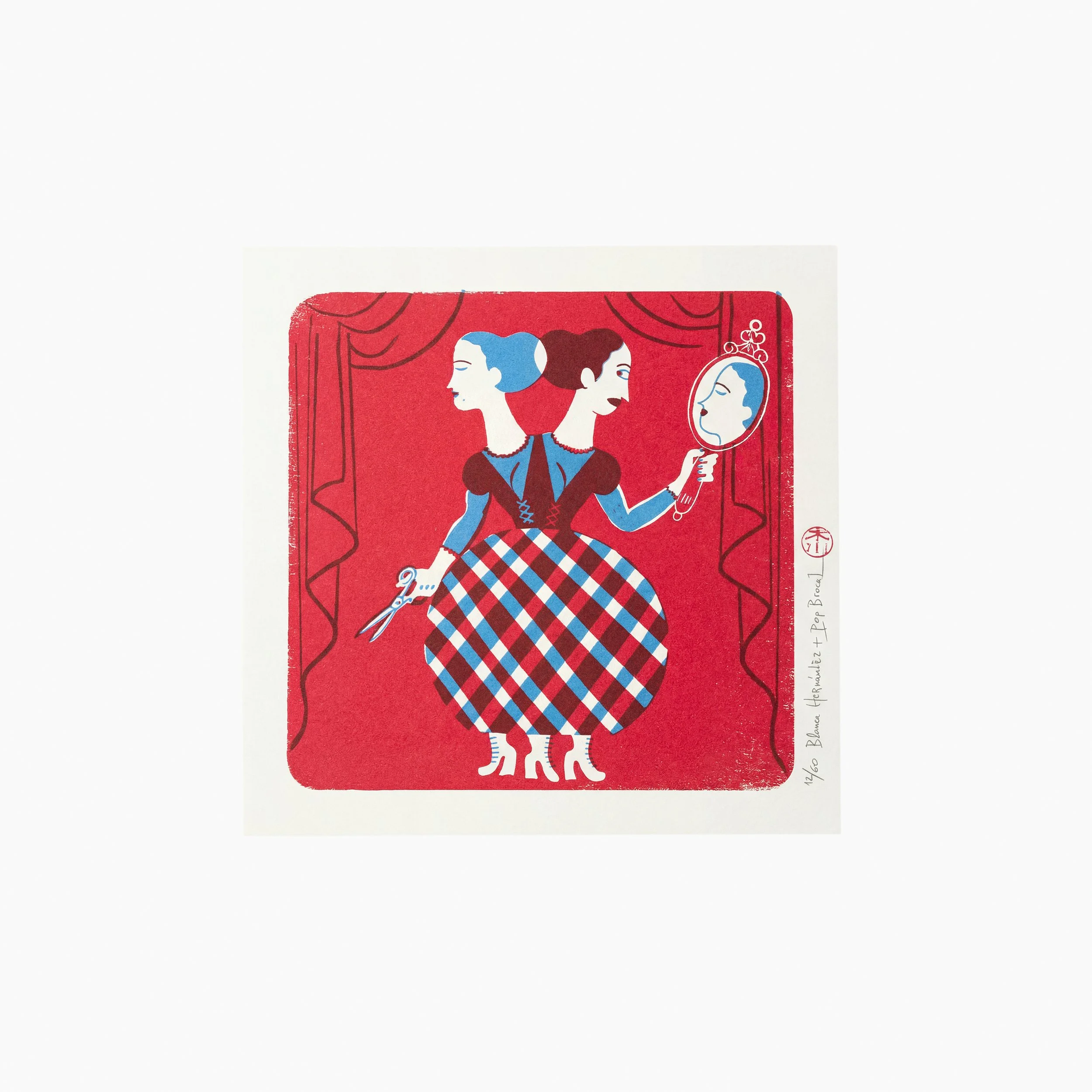 Siamesas - Serigrafia