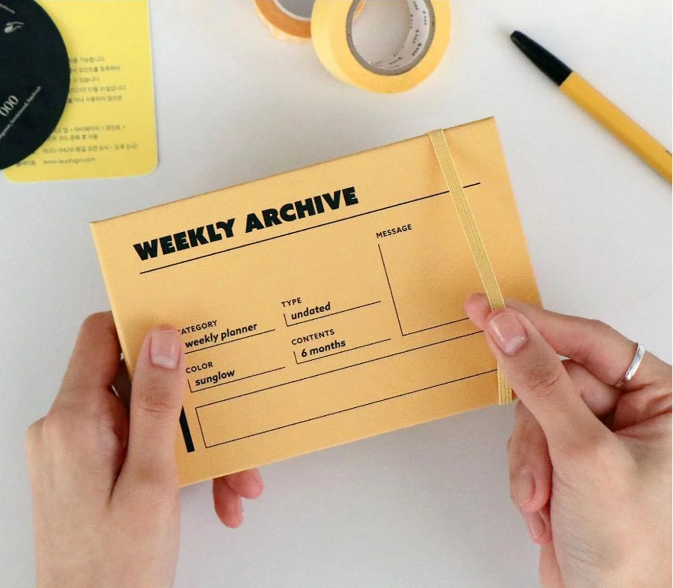 Planificador de archivo semanal 6 meses 01 Sunglow