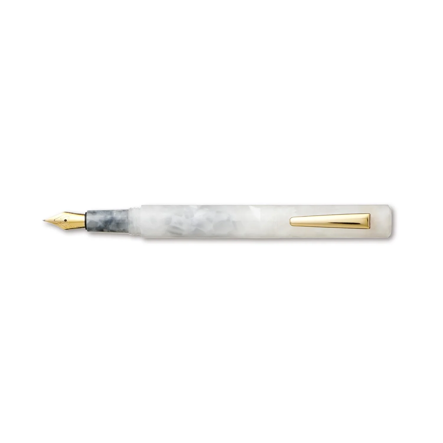 Marbled Fountain Pen Attaché / BLANCO