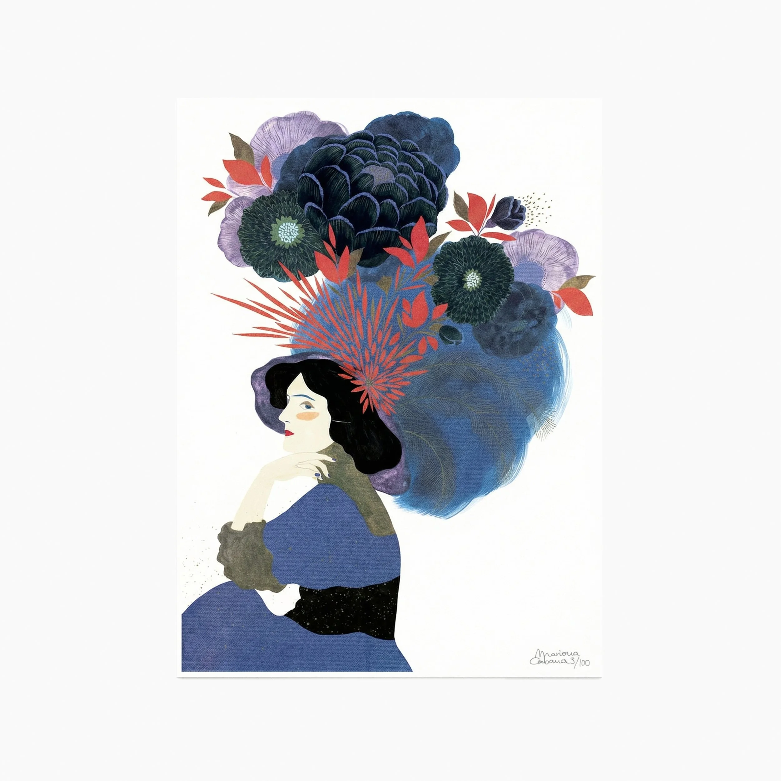 Flower Woman / A3 - Ref. MC - 03