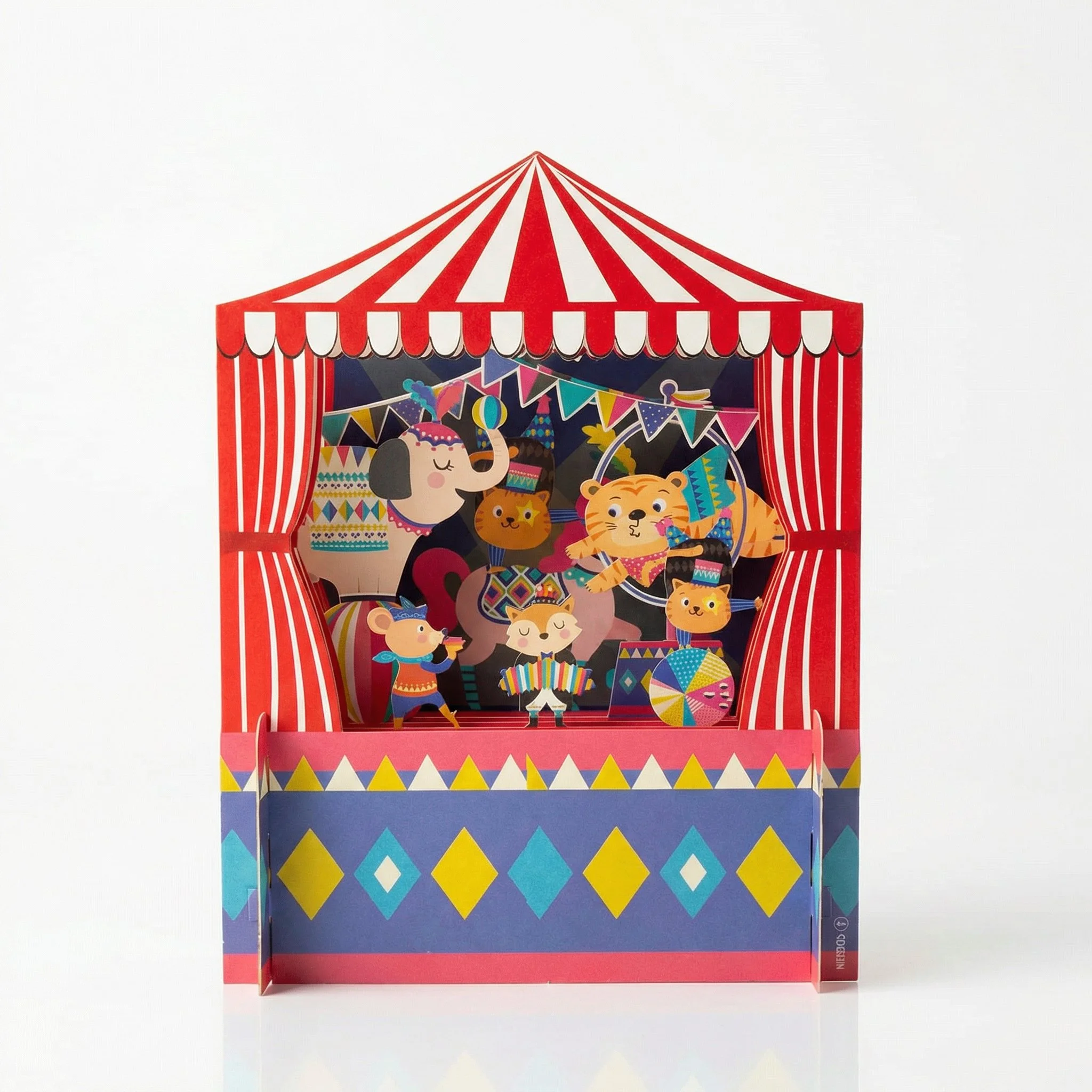 Tarjeta 3D POP UP - Circo