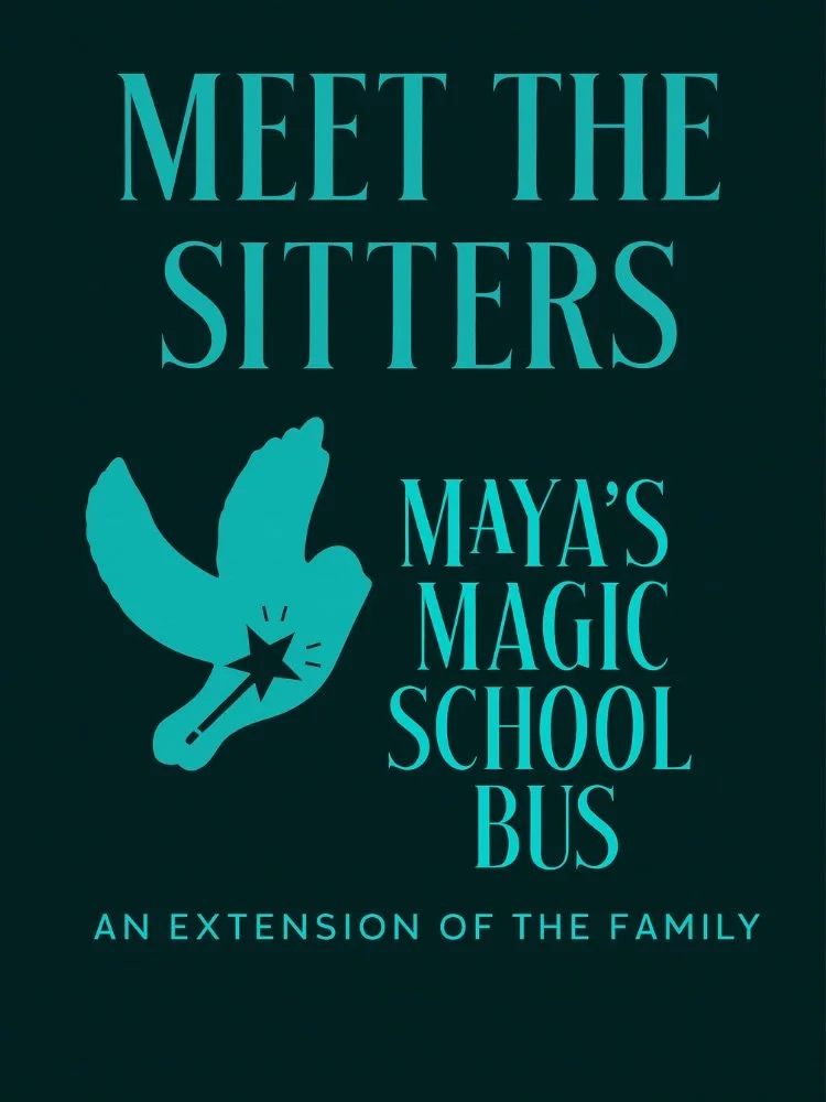 Meet our amazing sitters! 
Maya&rsquo;s Magic School Bus has partnered with Ms. Eve &amp; Ms. Chasity&mdash; more helping hands = more magic 🕊️🪄 I am so excited to welcome them as we continue our mission of providing safe, loving care for your litt