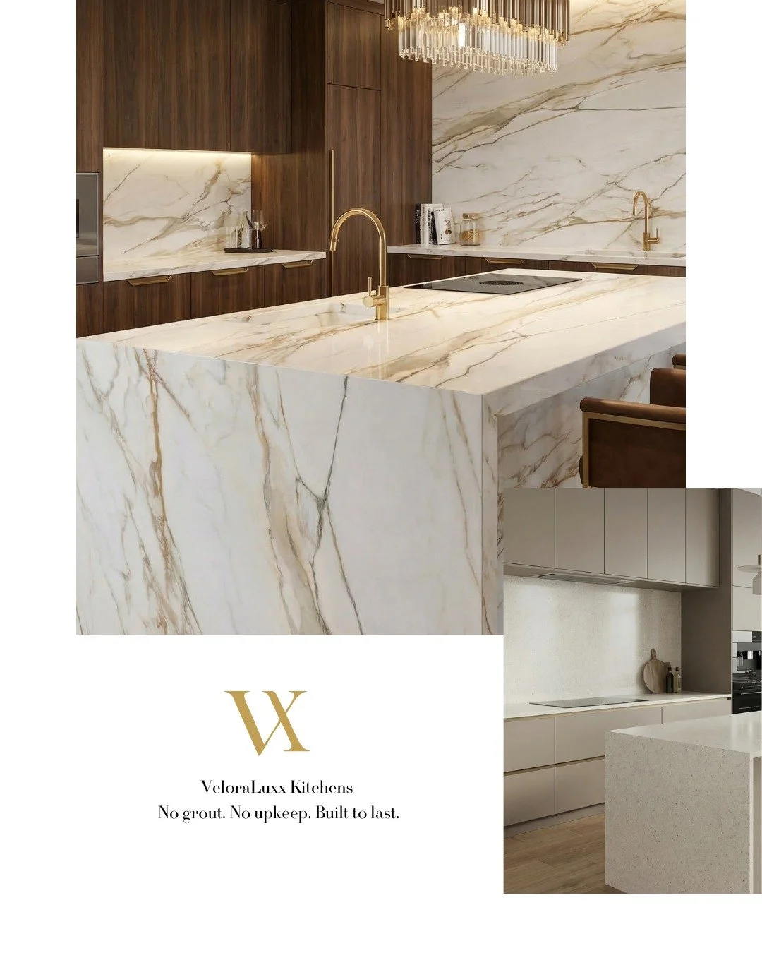 VeloraLuxx Kitchens

Seamless surfaces
No grout
No upkeep

Clean design
Built to last

Get started
Link in bio to request a quote

#KitchenDesign #LuxuryKitchen #ModernHome #SeamlessDesign #VeloraLuxx