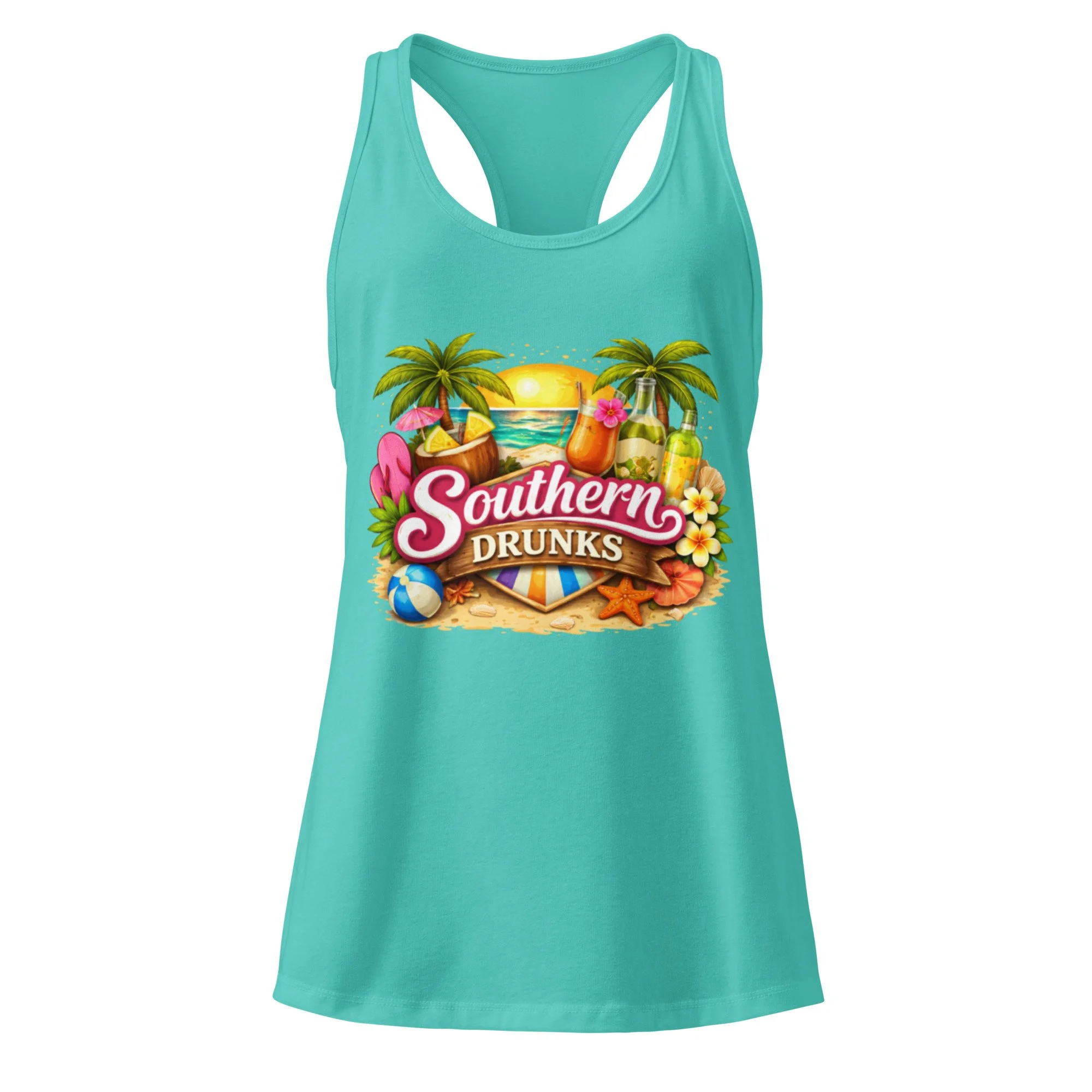 Women’s fitted racerback tank top
