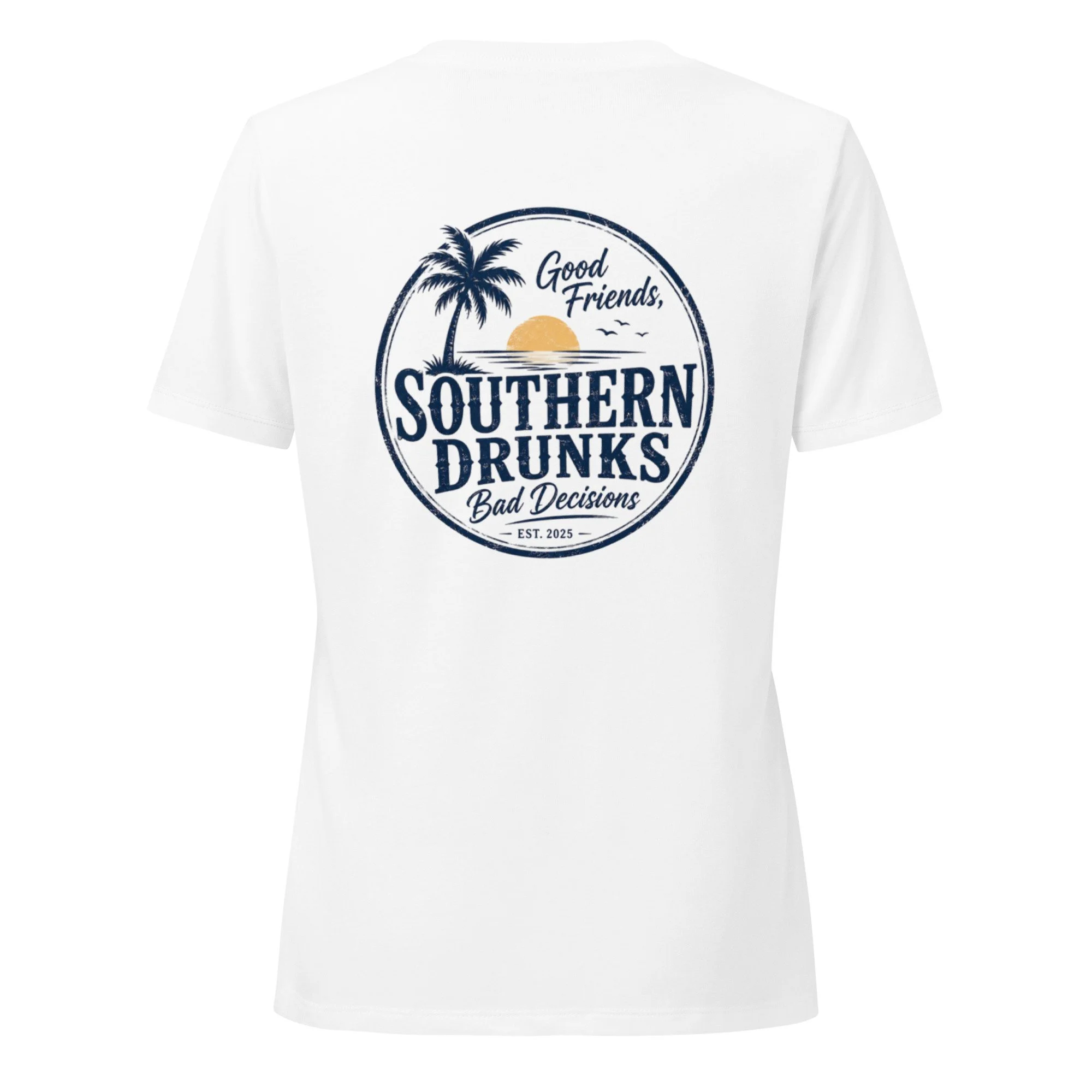 SD Bad Decisions Women’s relaxed v-neck t-shirt