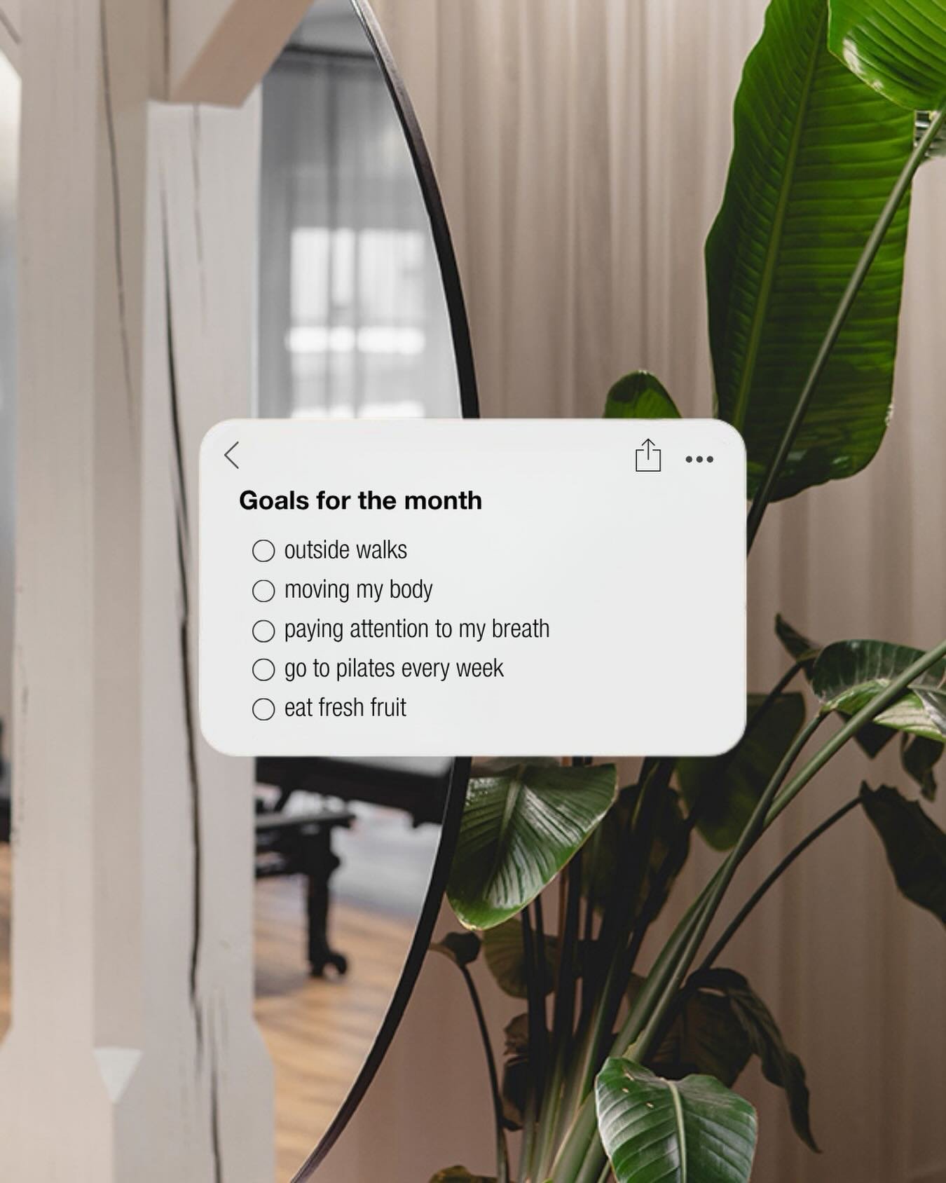 what are your goals for the month? 

for us it&rsquo;s all about self-care, intuitive movement and embracing all the fresh new energy that comes with spring. ✨

www.studio-five.de
#pilates #studiofive #reformerpilates #monthlygoals #spring