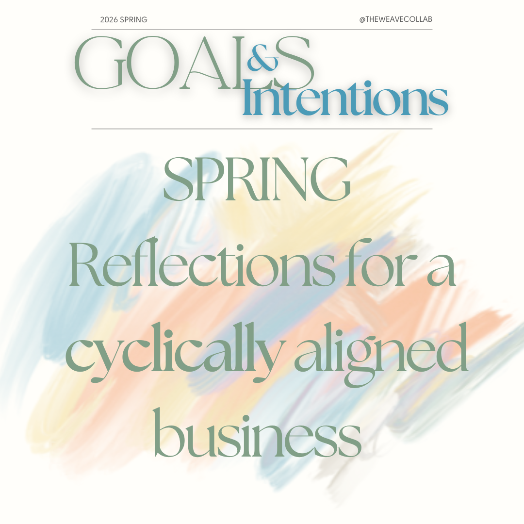 2026 Spring Goals & Intentions
