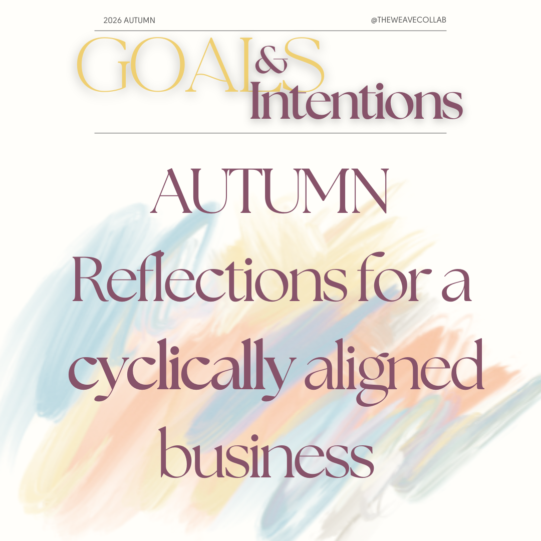 2026 Autumn Goals & Reflections