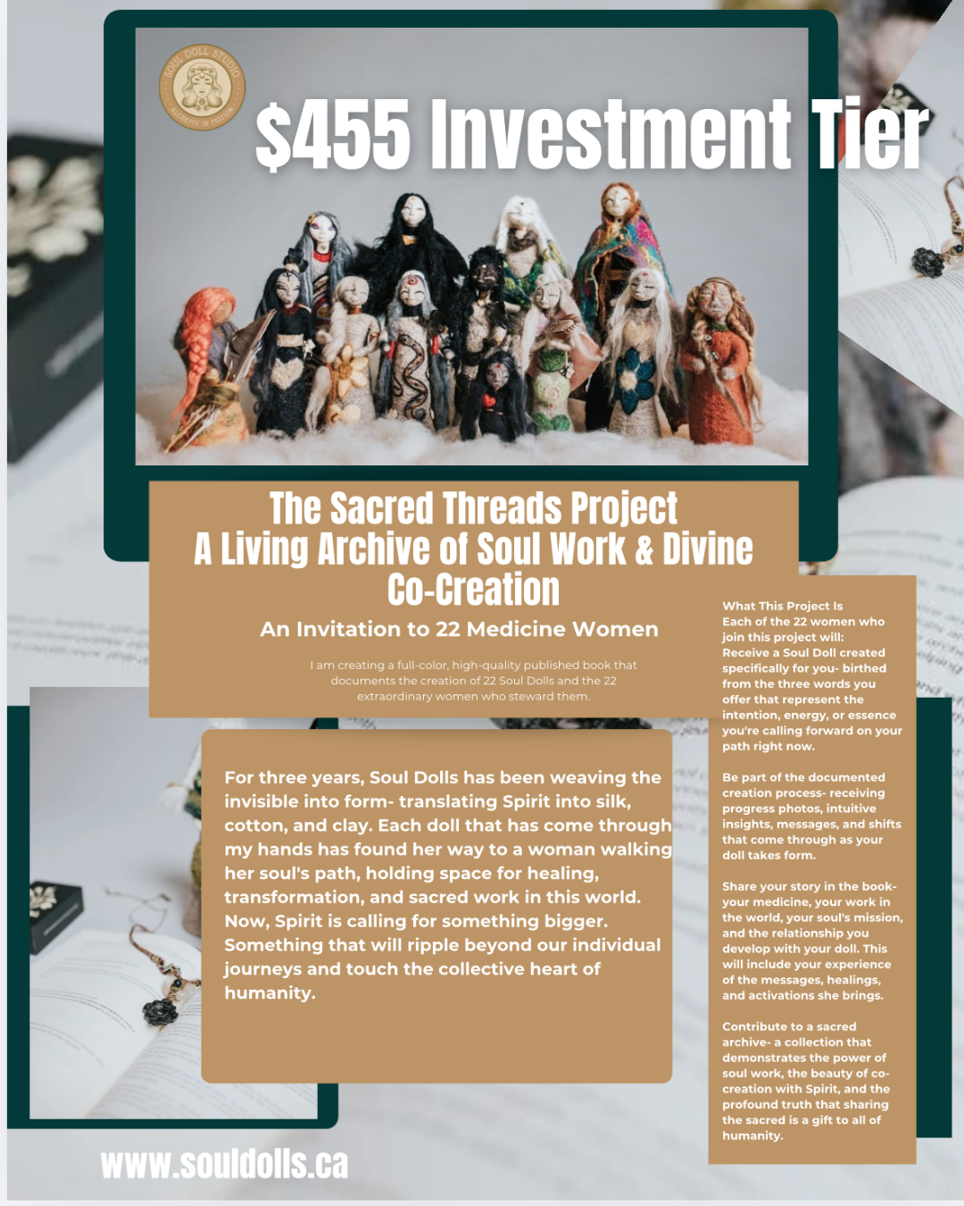 The Sacred Threads Project - $455 Investment Tier
