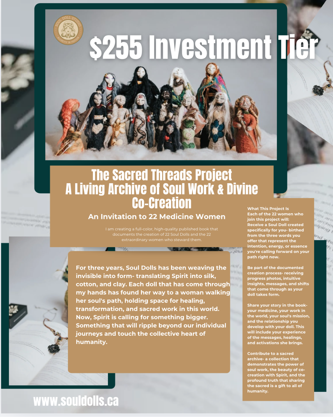 The Sacred Threads Project- $255 Investment Tier