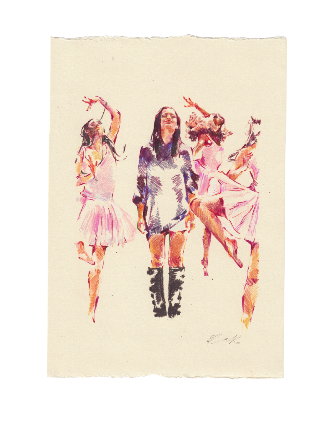 Original | Eight Ballerinas in New York