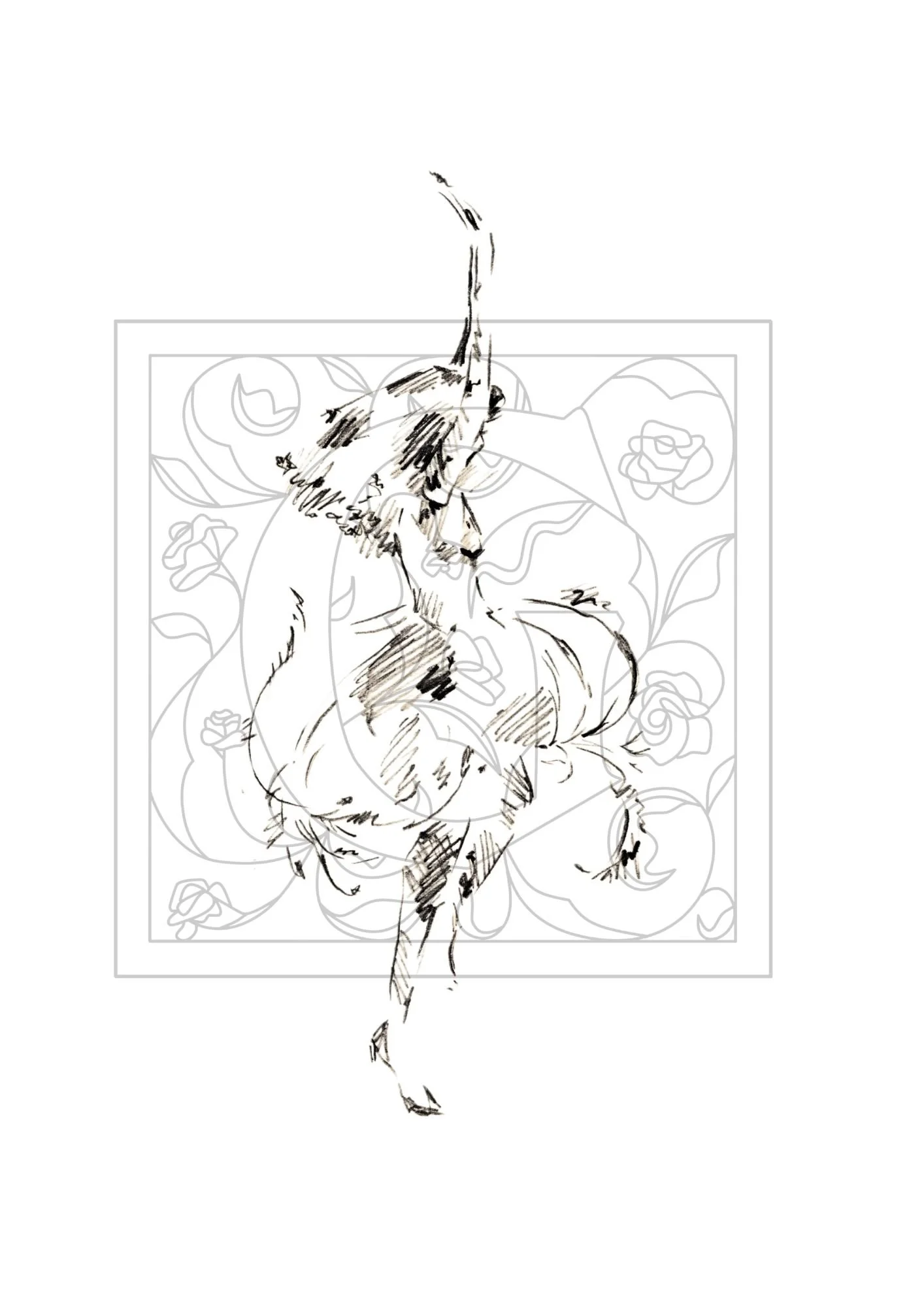 Five Party Dress (Far Right) - Tattoo Pass & High-Res Digital Asset