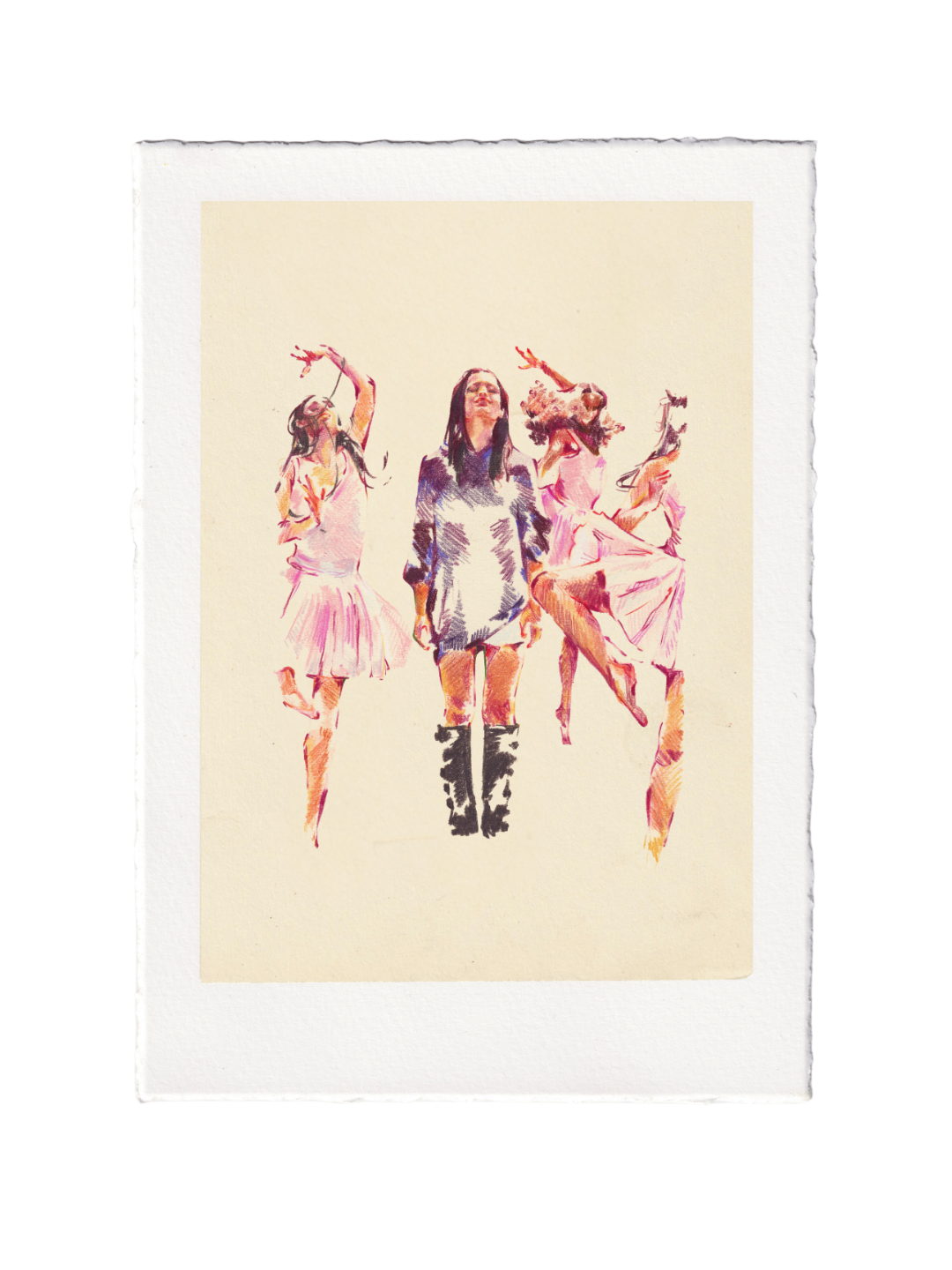 A5 Limited Edition Print (10) | Eight Ballerinas in New York