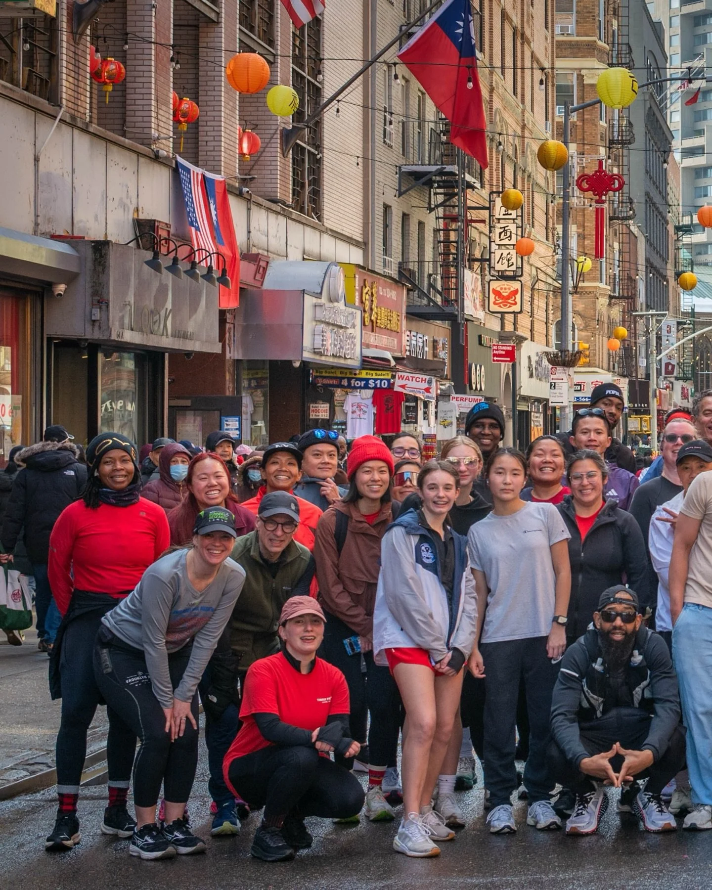 Saturday's Lunar New Year run led by @victorpictureee through the streets of Chinatown, NYC - @definenewyorkrunclub 

#firehorse #leicaq2 @thatcoffeyboy @leicacamerausa