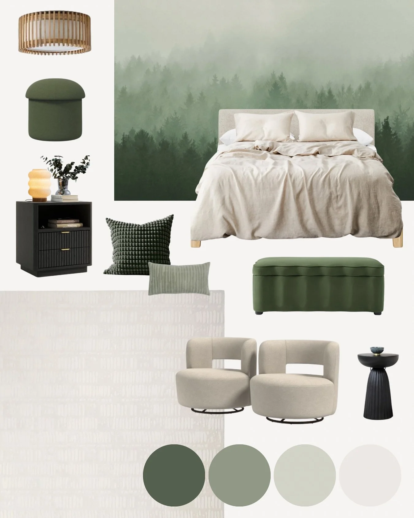 This project was all about finding hidden storage and creating a space that felt fun yet relaxing. Keep an eye out for photography of the finished space in the coming weeks!