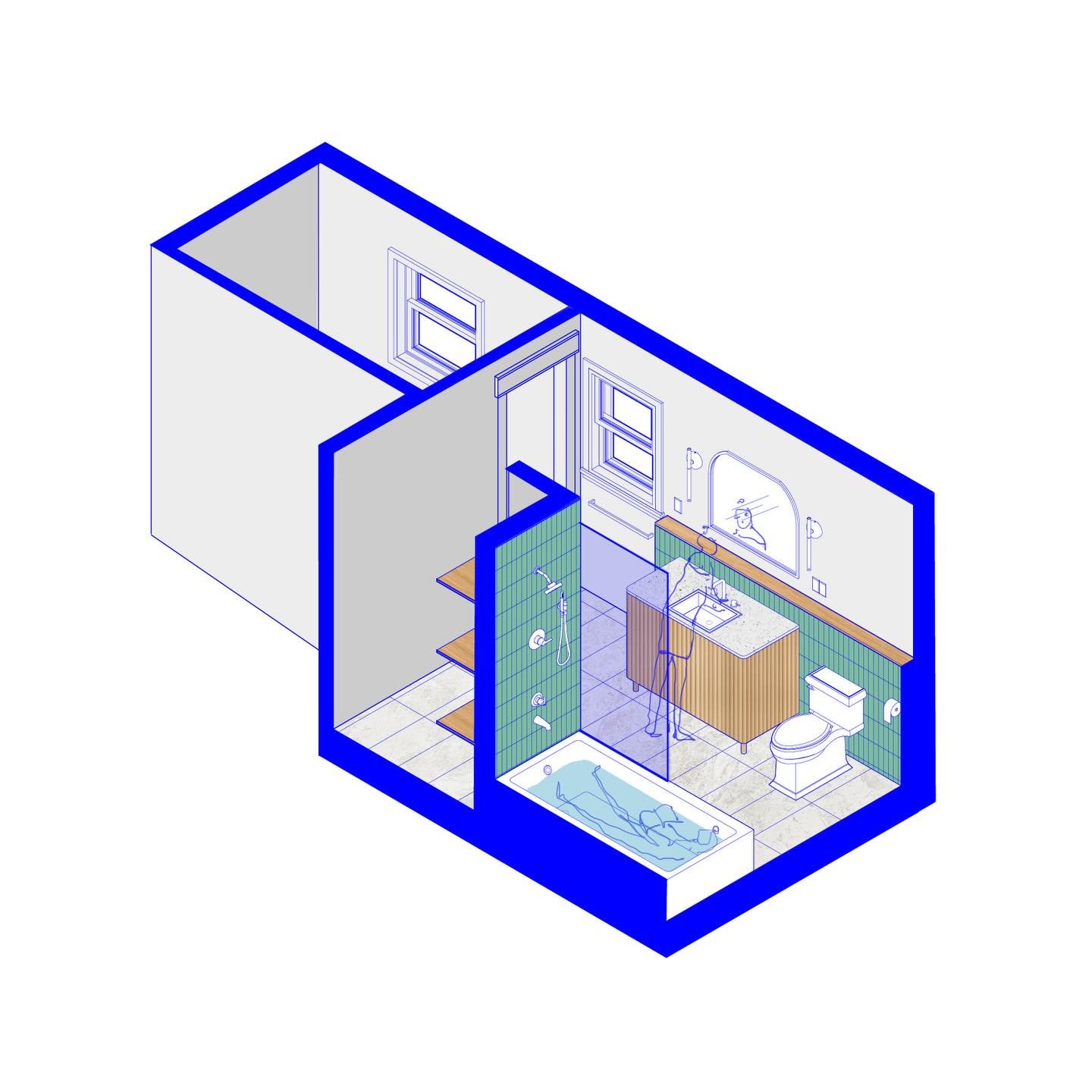 Bathroom suite + walk-in closet bite, for the website which is soon to launch ~ 
#stay #tuned