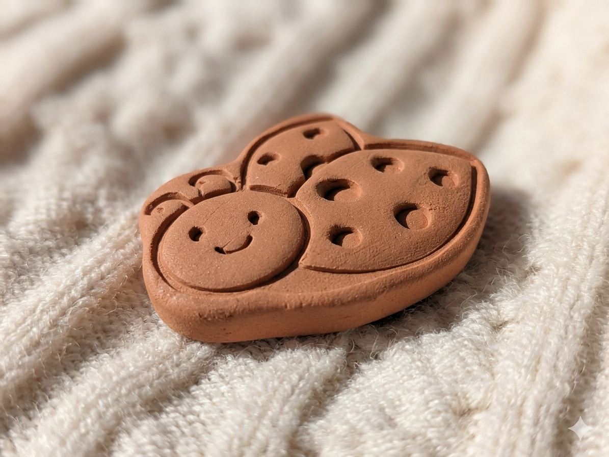 Add a touch of joy to your kitchen with this set of 3 handmade terracotta sugar bugs. Whimsical, useful, and perfect for your home.