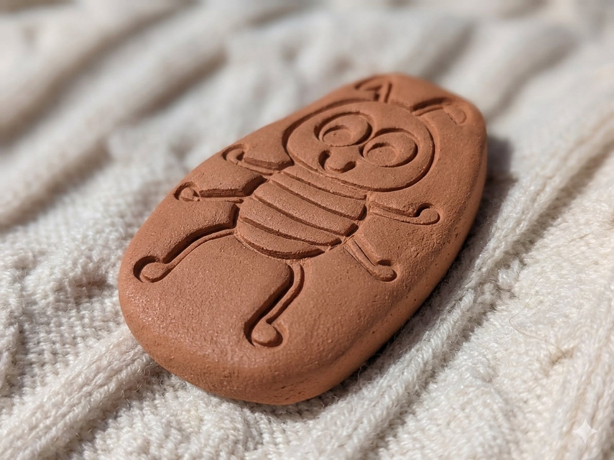 Add a touch of joy to your kitchen with this set of 3 handmade terracotta sugar bugs. Whimsical, useful, and perfect for your home.