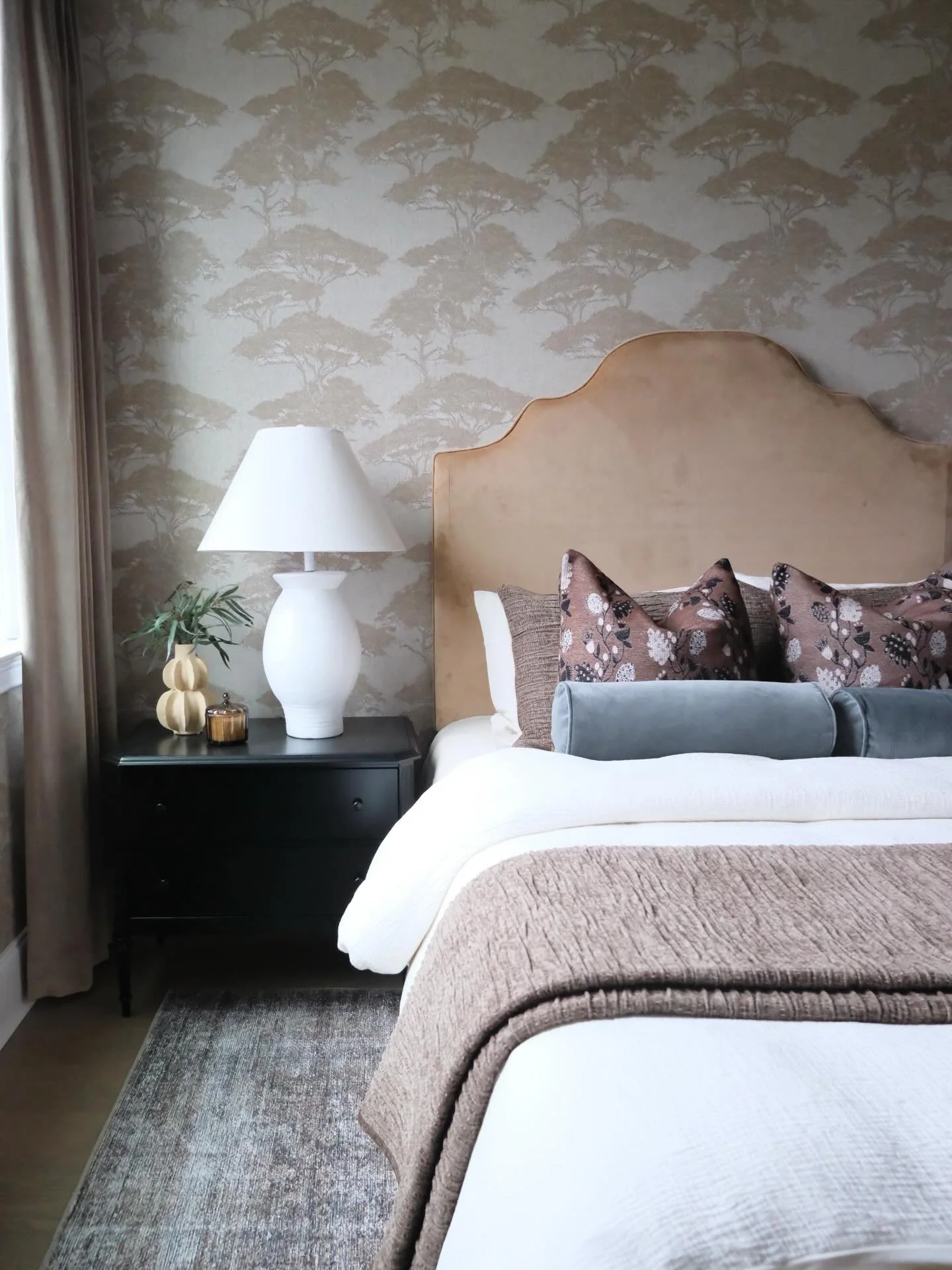 Layered and inviting, this room makes for a perfect guest retreat.