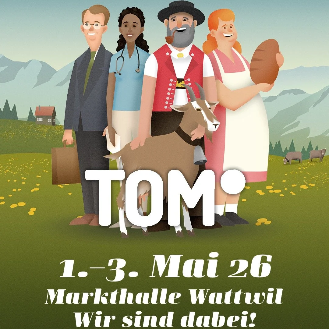 Wir sind an der TOM 2026 in Wattwil! 🙌

Vom 1. bis 3. Mai 2026 findest du uns an der Toggenburger Messe (TOM) in der Markthalle Wattwil.

Besuche unseren Stand und entdecke die neusten Trends rund ums Wandern
&ndash;> perfekt f&uuml;r deinen Berg