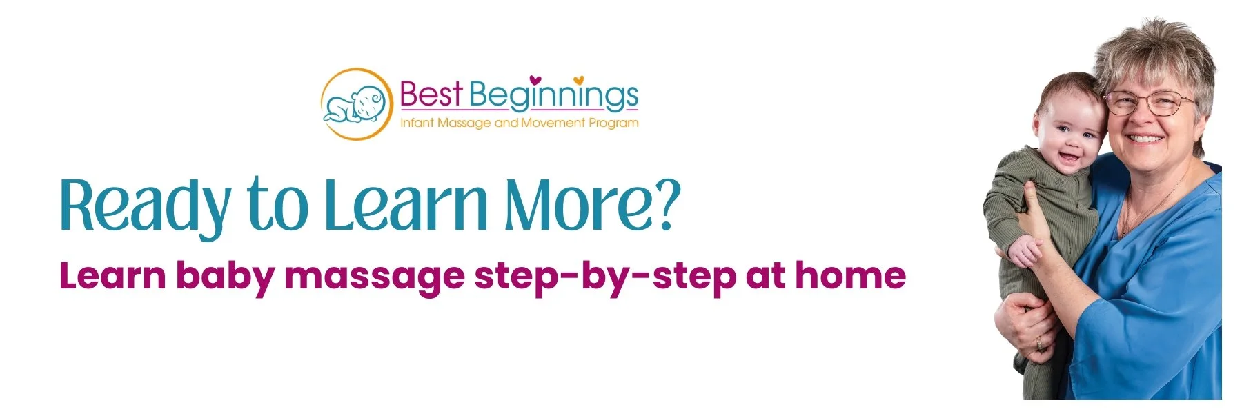 Dr. Melanie holding a baby, showing how parents can learn baby massage at home step-by-step to support calm, comfort, and connection