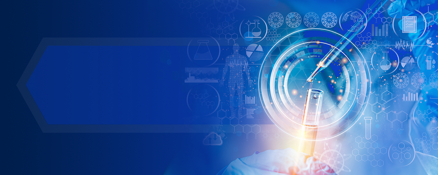 Science artwork on home page