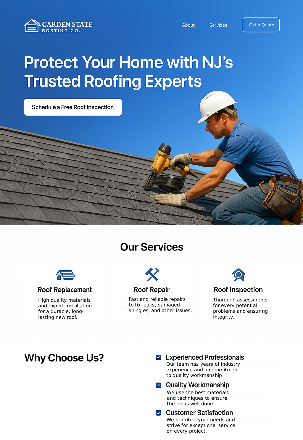 Case study construction and landscaping company done by ziyadigital