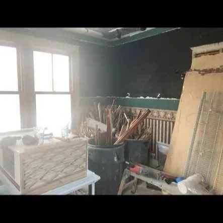 Double Window Wall Before