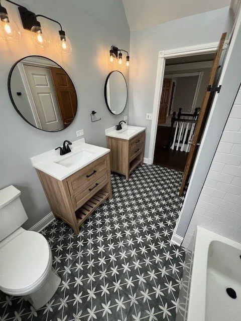 Bold Bathroom Remodel