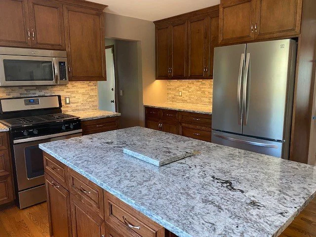 Wood-Toned Kitchen Remodel