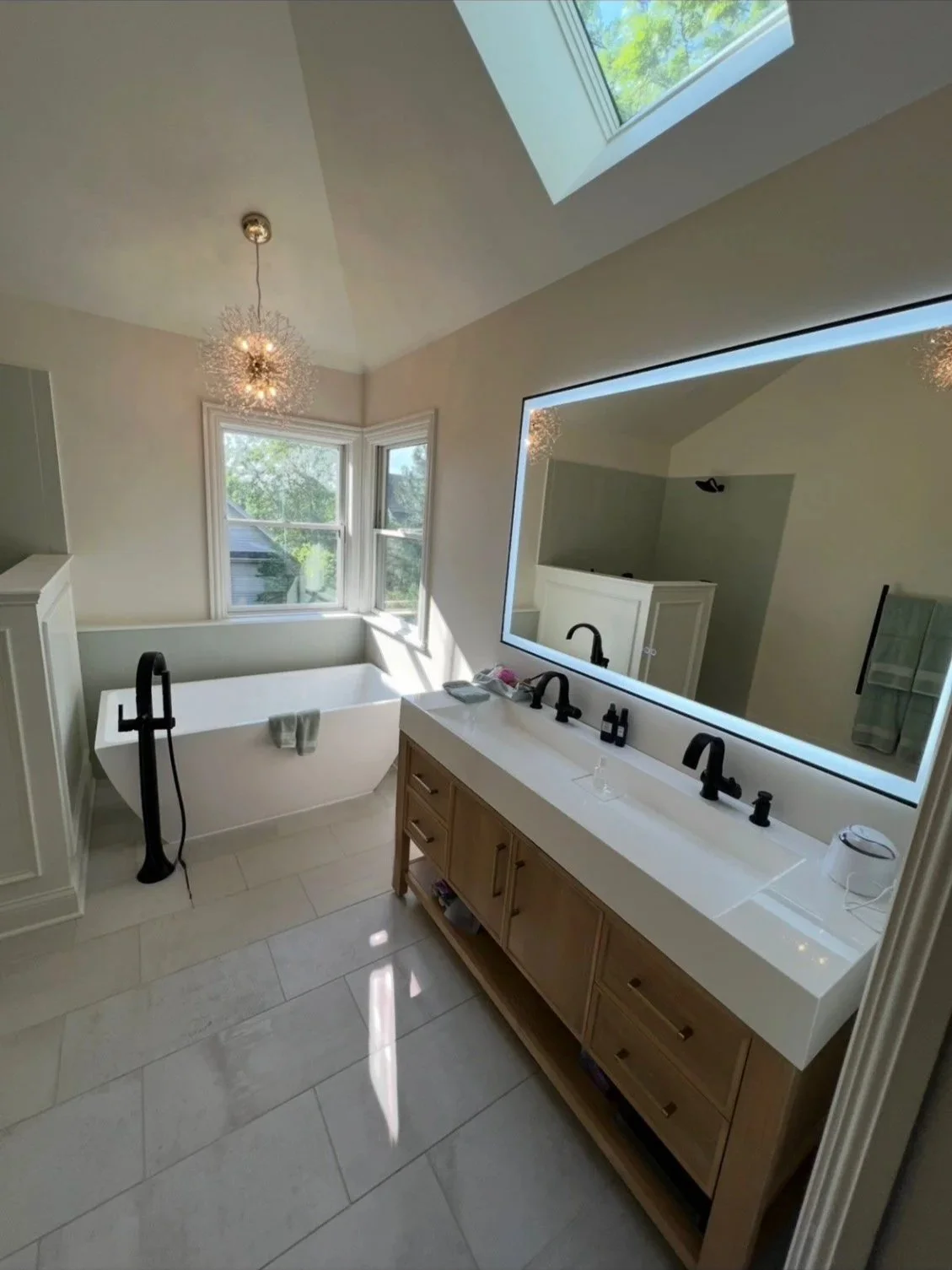 Sleek Bathroom Remodel