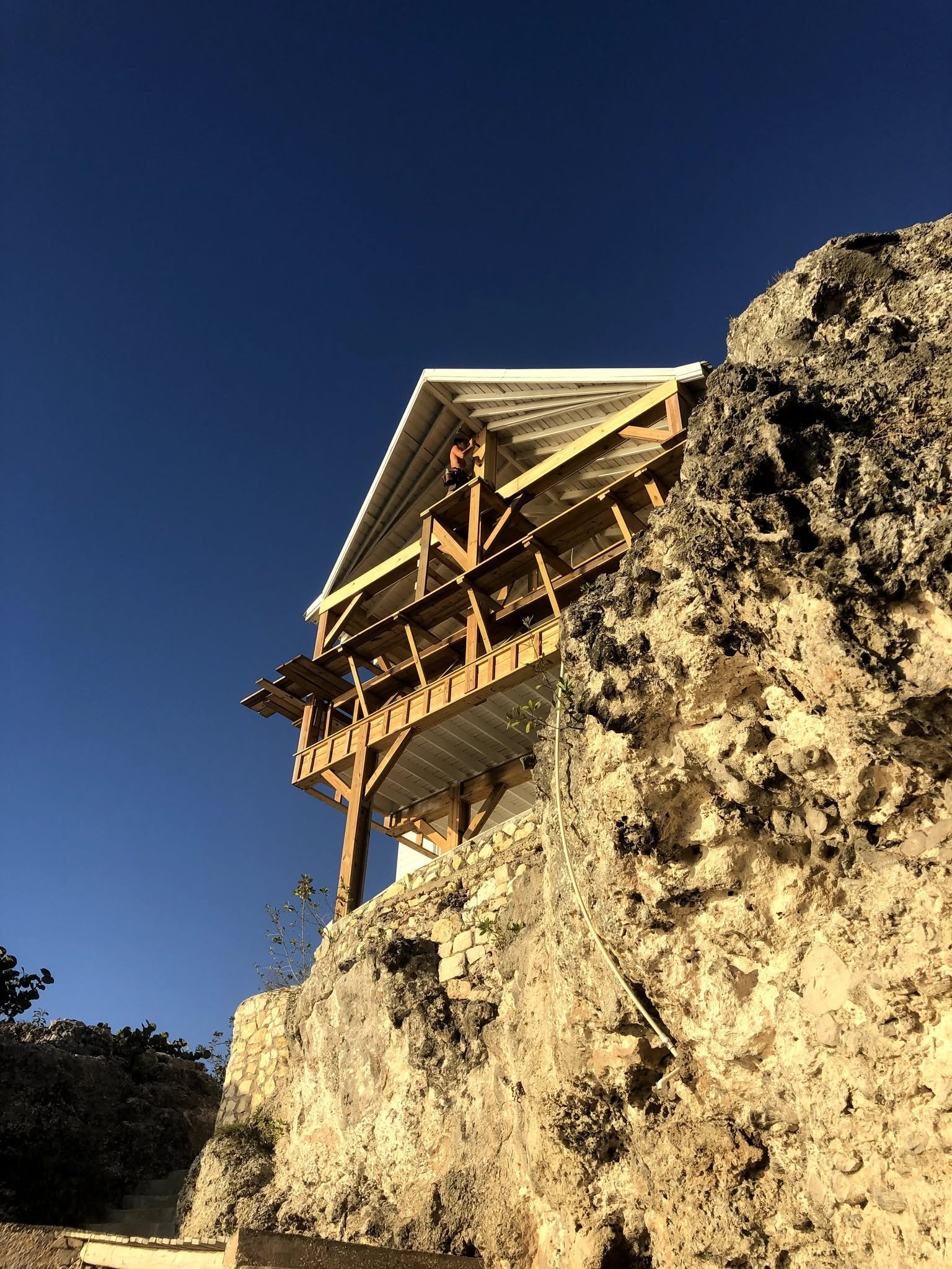 Cave House from Below