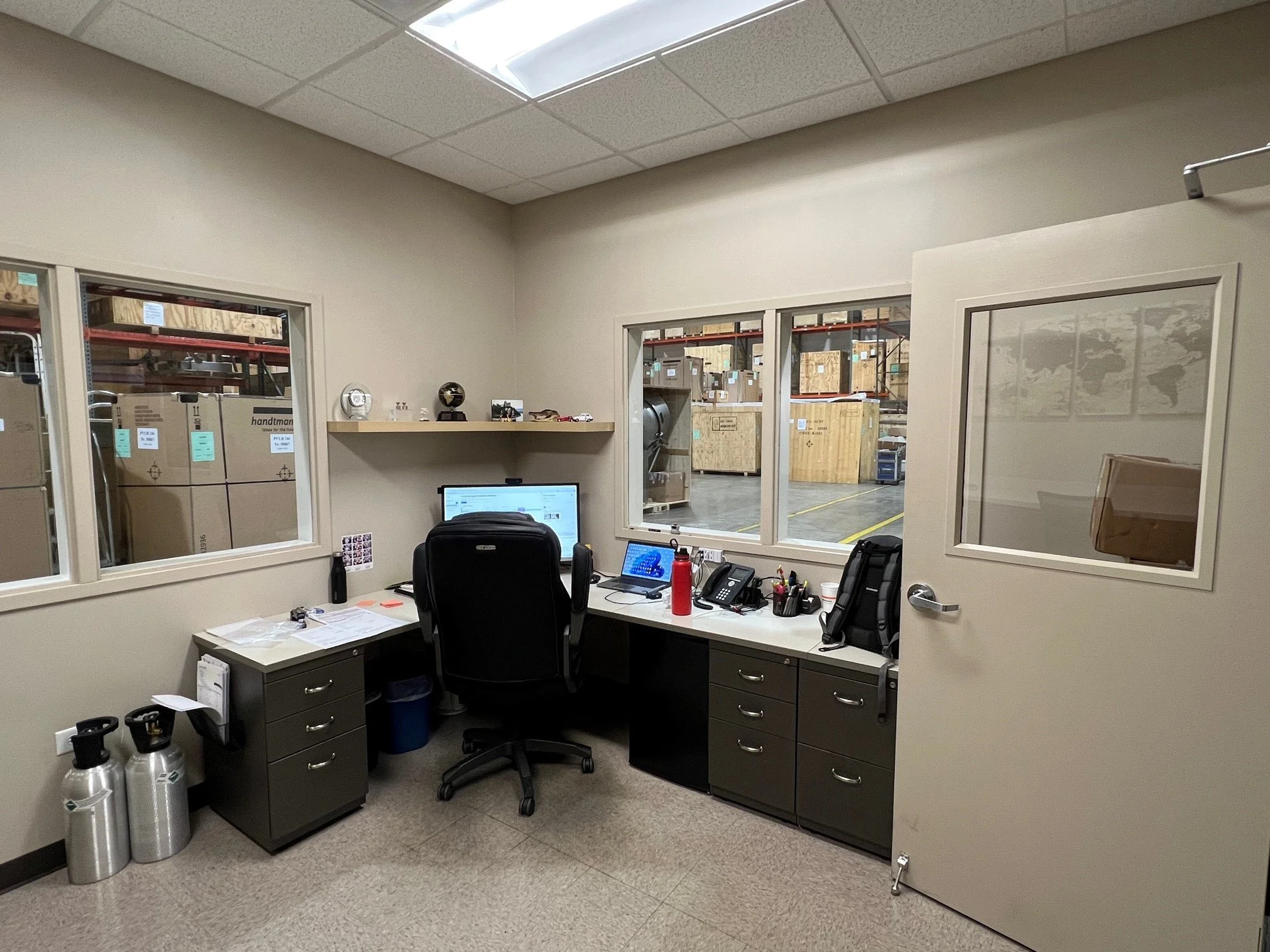 Interior Warehouse Office