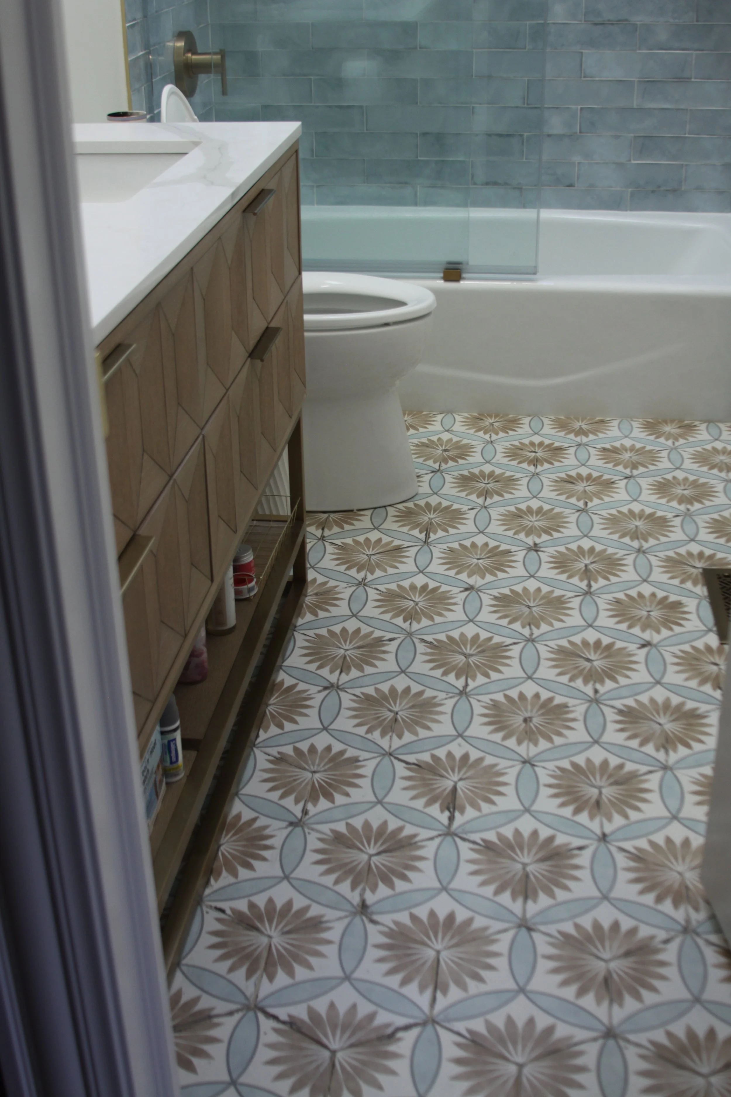 Sunflower Bathroom Remodel