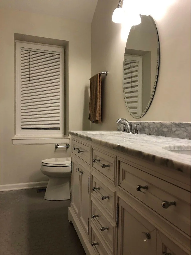 Hexagon-Tile Bathroom Remodel