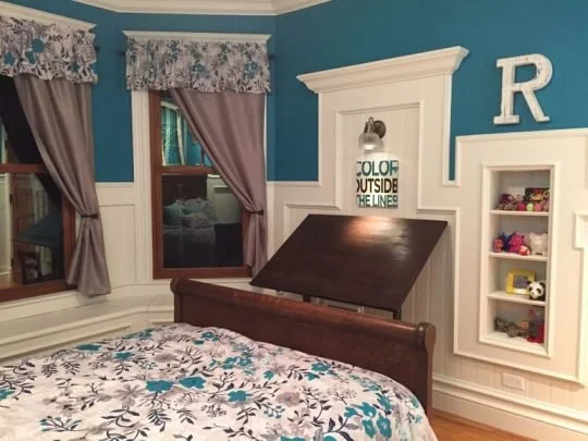 Teal Bedroom After