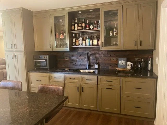 Earth-Toned Basement Remodel